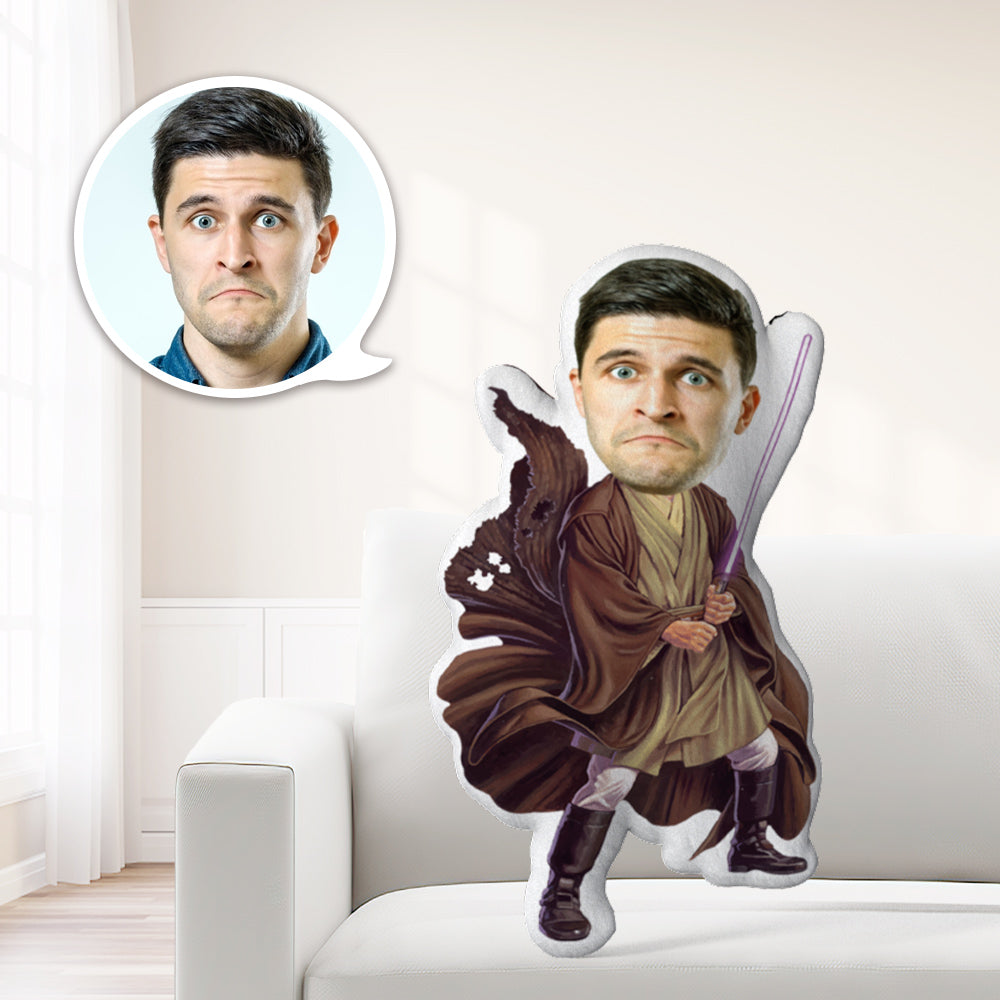 Star Wars Geschenke Minime Dekokissen Custom Face Pillow Geschenke Mace Windu - MiniMe Pillow