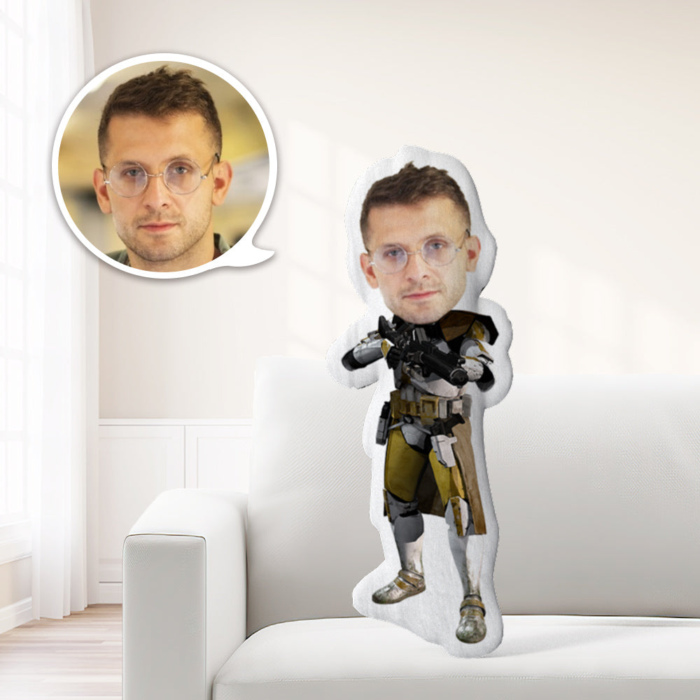 Benutzerdefinierte Gesicht Minime Kissen Personalisierte Star Wars Minime Kissen Clone Trooper - MiniMe Pillow