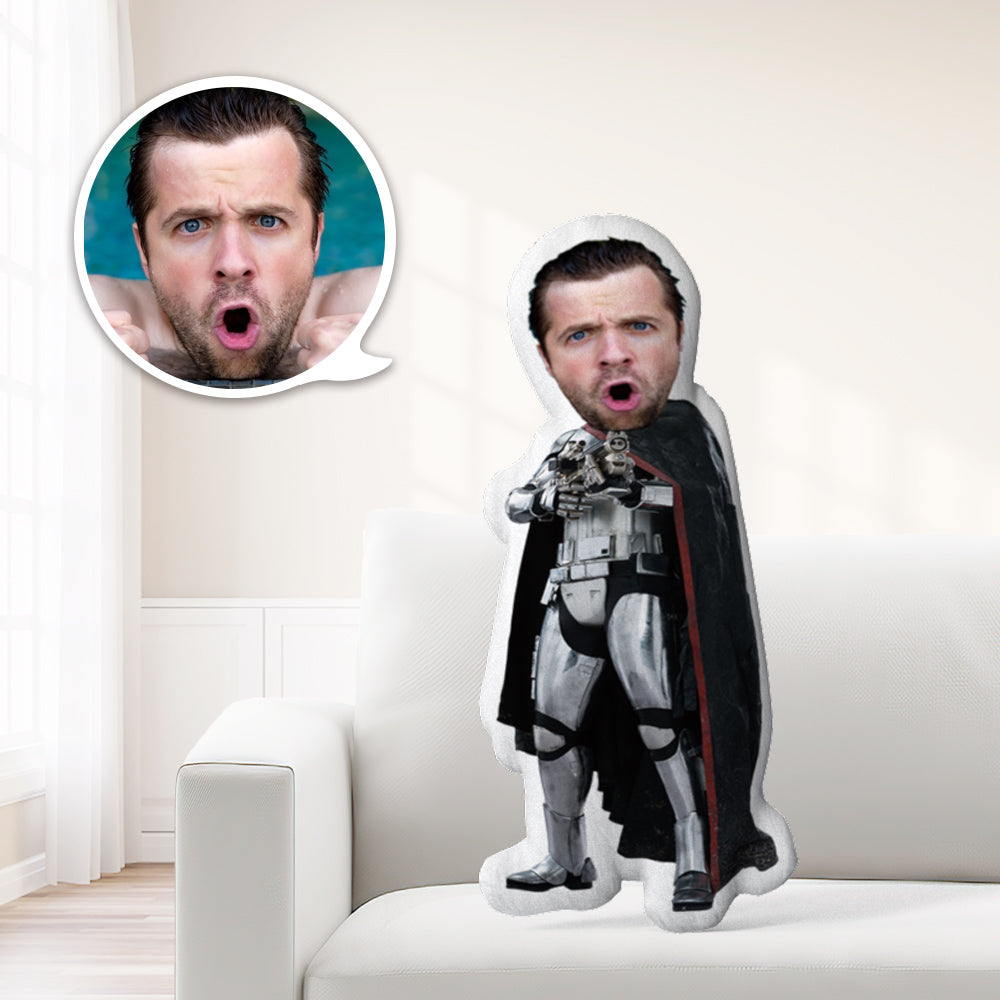Personalisiertes Gesicht Minime Dekokissen Custom Star Wars Minime Dekokissen Captain Phasma - MiniMe Pillow