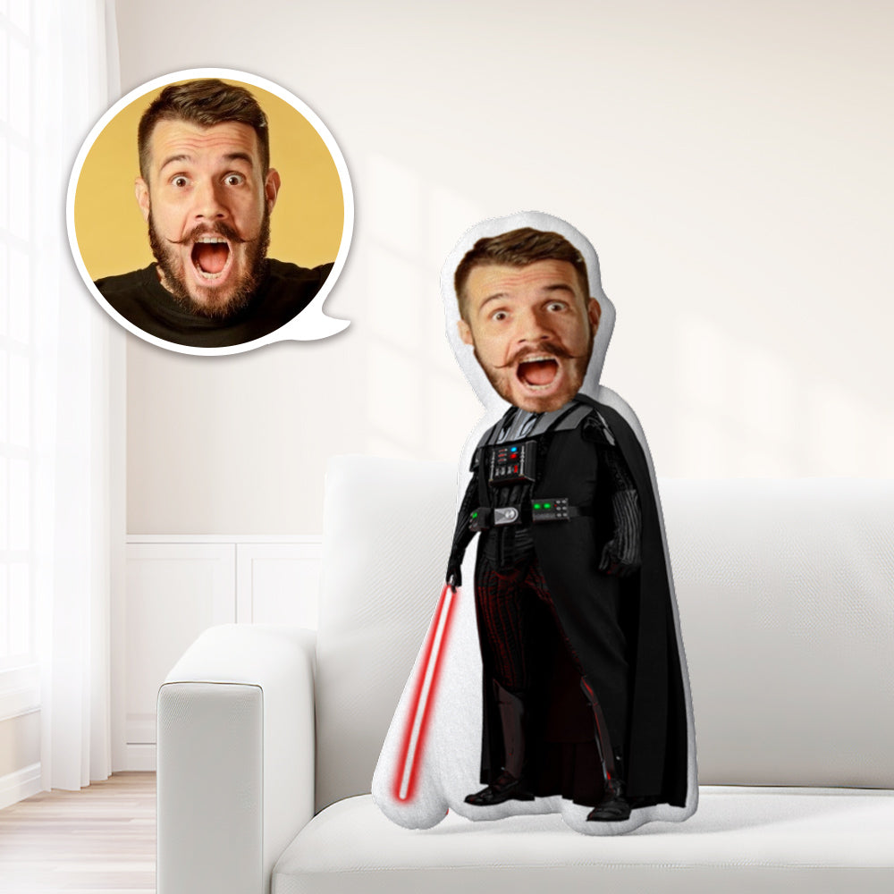 Personalisiertes Gesicht Minime Kissen Benutzerdefiniertes Gesicht Minime Kissen Star Wars Geschenke - MiniMe Pillow