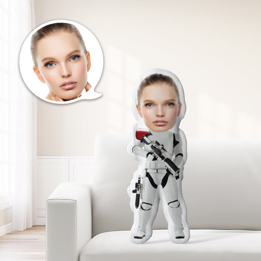 Benutzerdefinierte Star Wars Geschenke Personalisierte First Order Stormtrooper Minime Dekokissen Geschenke - MiniMe Pillow