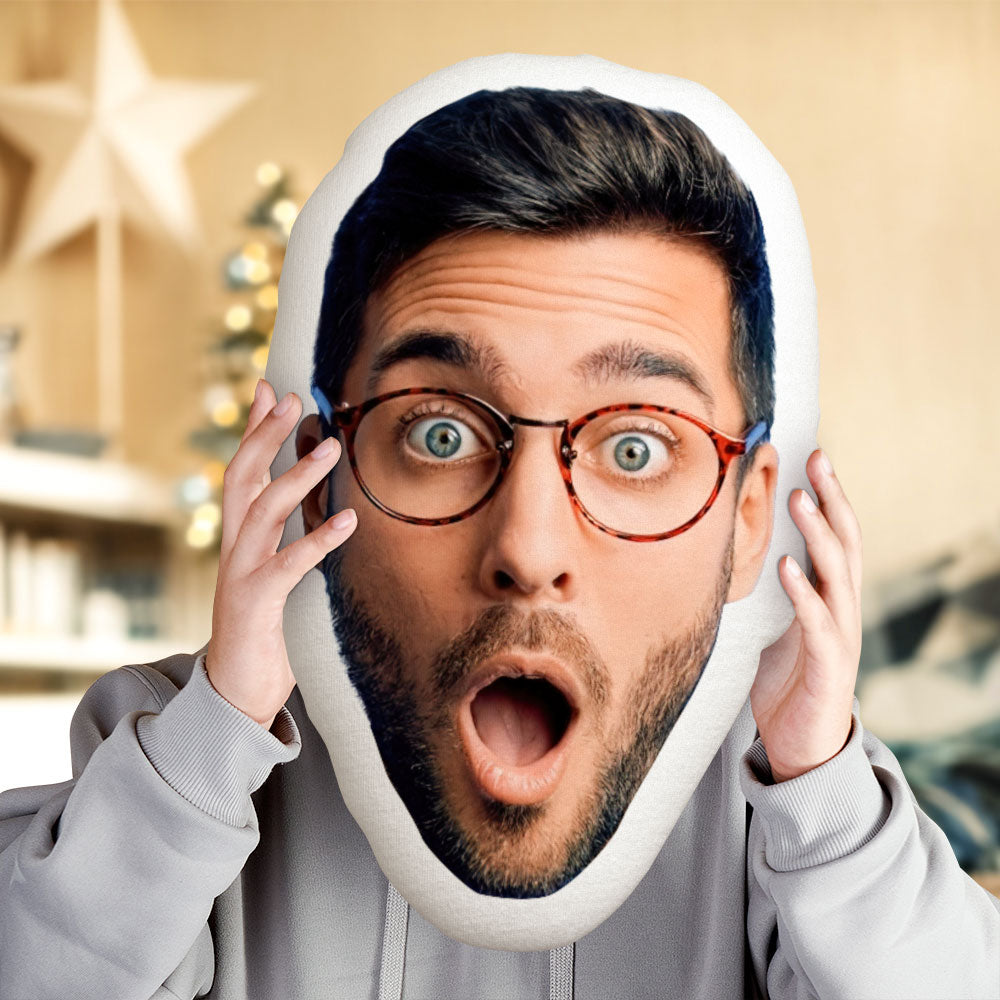 Kundenspezifisches Fotokissen, kundenspezifisches Gesichtskissen, 3D-Portrait-Kissen