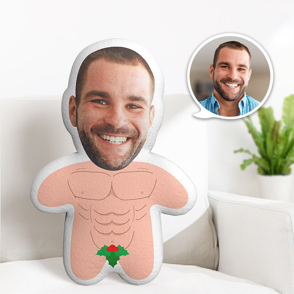 Mein Gesicht Mankini Minime Doll Teddy Personalisiertes Fotokissen - MiniMe Pillow