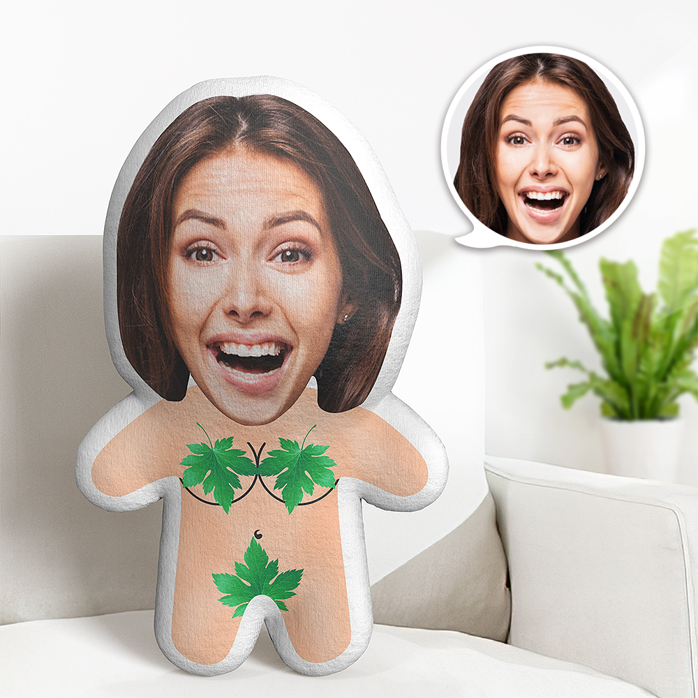 Blätter Unterwäsche Set Sexy Minime Teddy Kissen Custom Gesicht Personalisierte Foto Minime Puppe - MiniMe Pillow