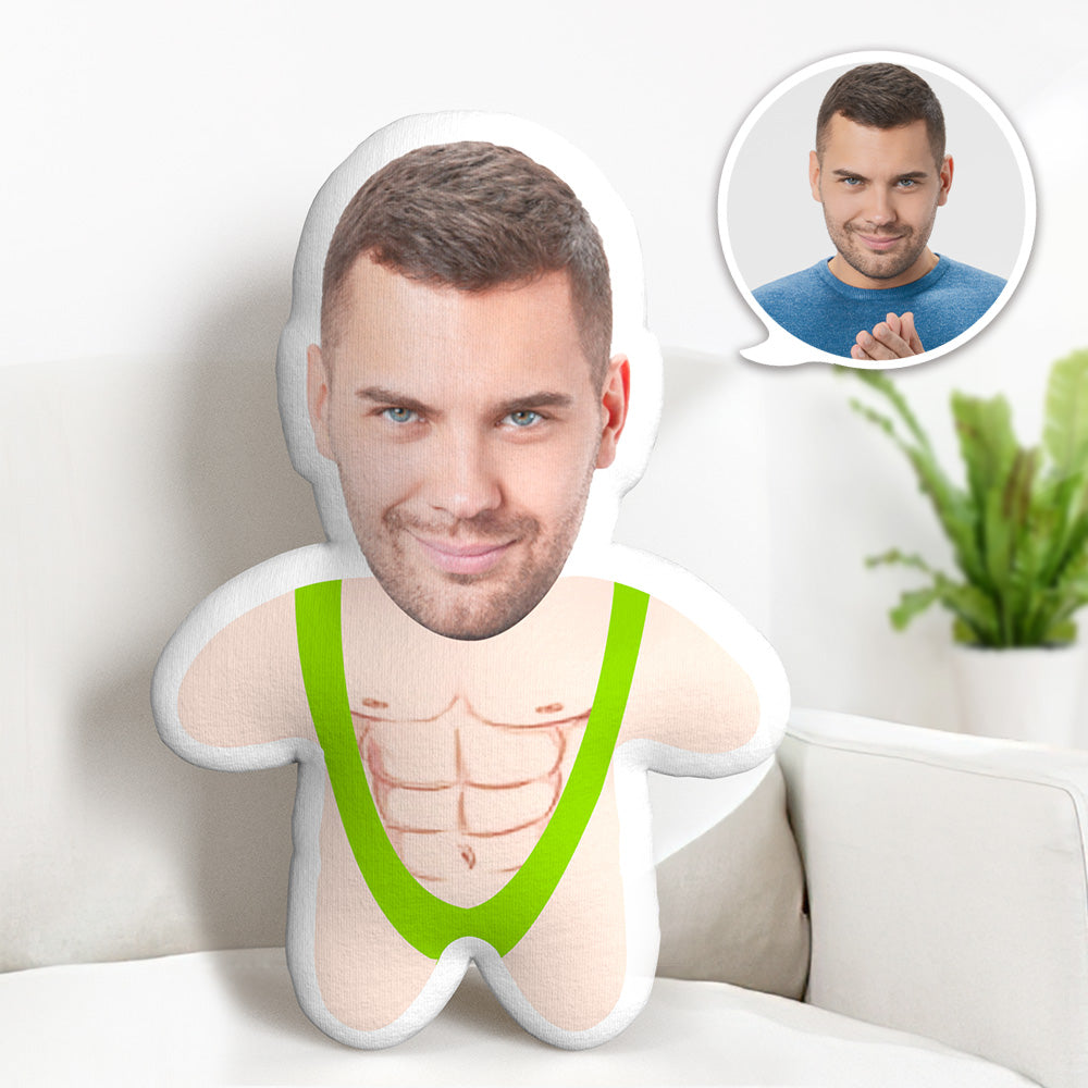 Mangini Minime Kissen Custom Face Geschenke Personalisiertes Foto Minime Kissen - MiniMe Pillow