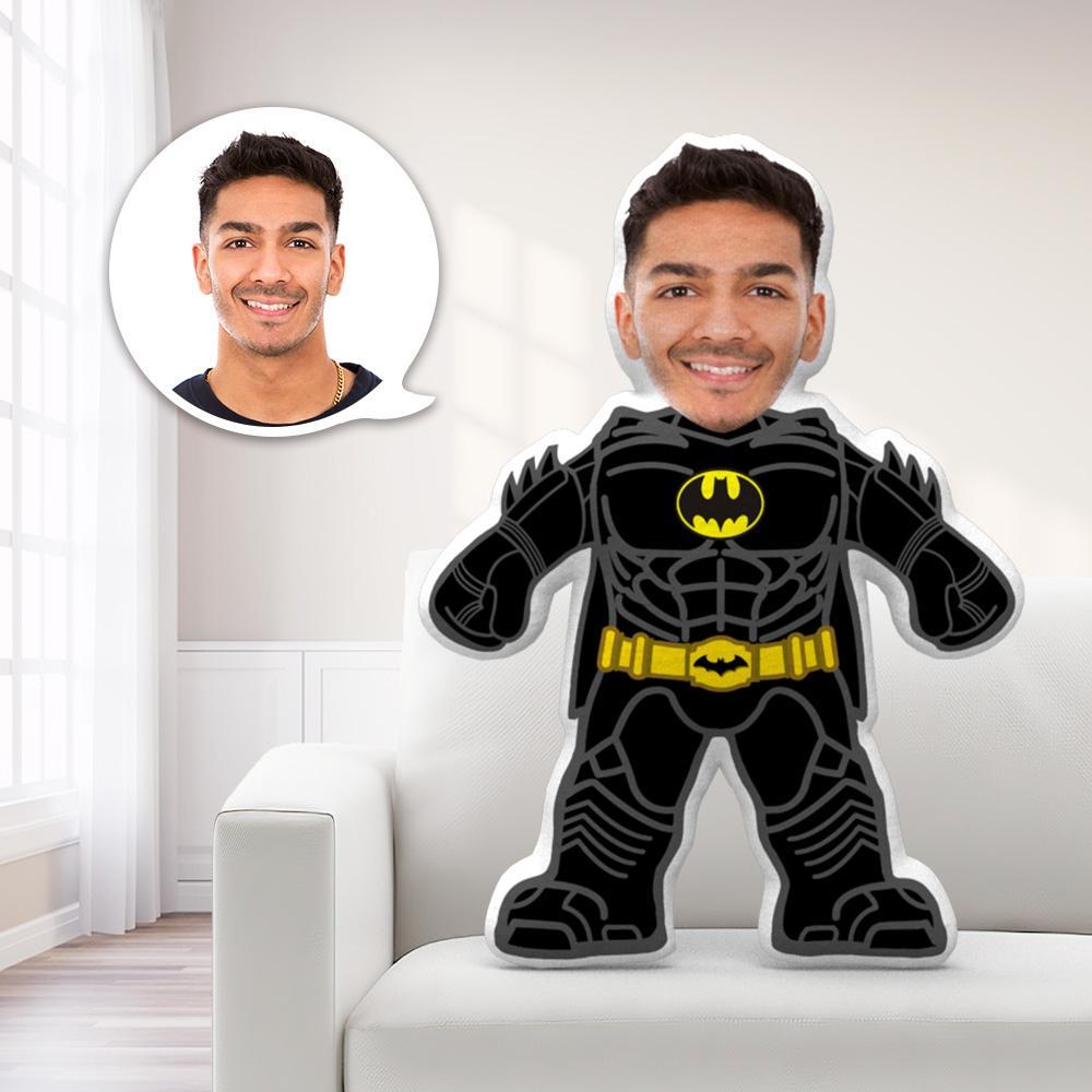 Benutzerdefinierte Kissen Mein Gesicht Kissen Gesicht Körper Kissen Personalisierte Foto Kissen Geschenk Kissen Spielzeug Batman Wurfkissen MiniMe Kissen Karikatur Mini Me Kissen Das beste Geschenk zum Valentinstag für ihn