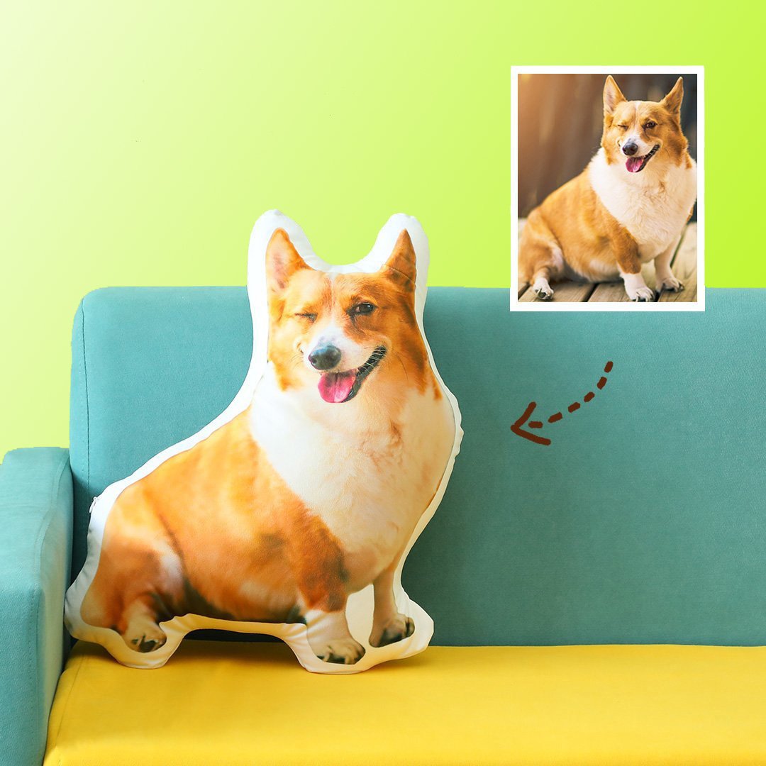 Benutzerdefiniertes Haustier-Fotokissen Benutzerdefiniertes Haustier-Gesichtskissen