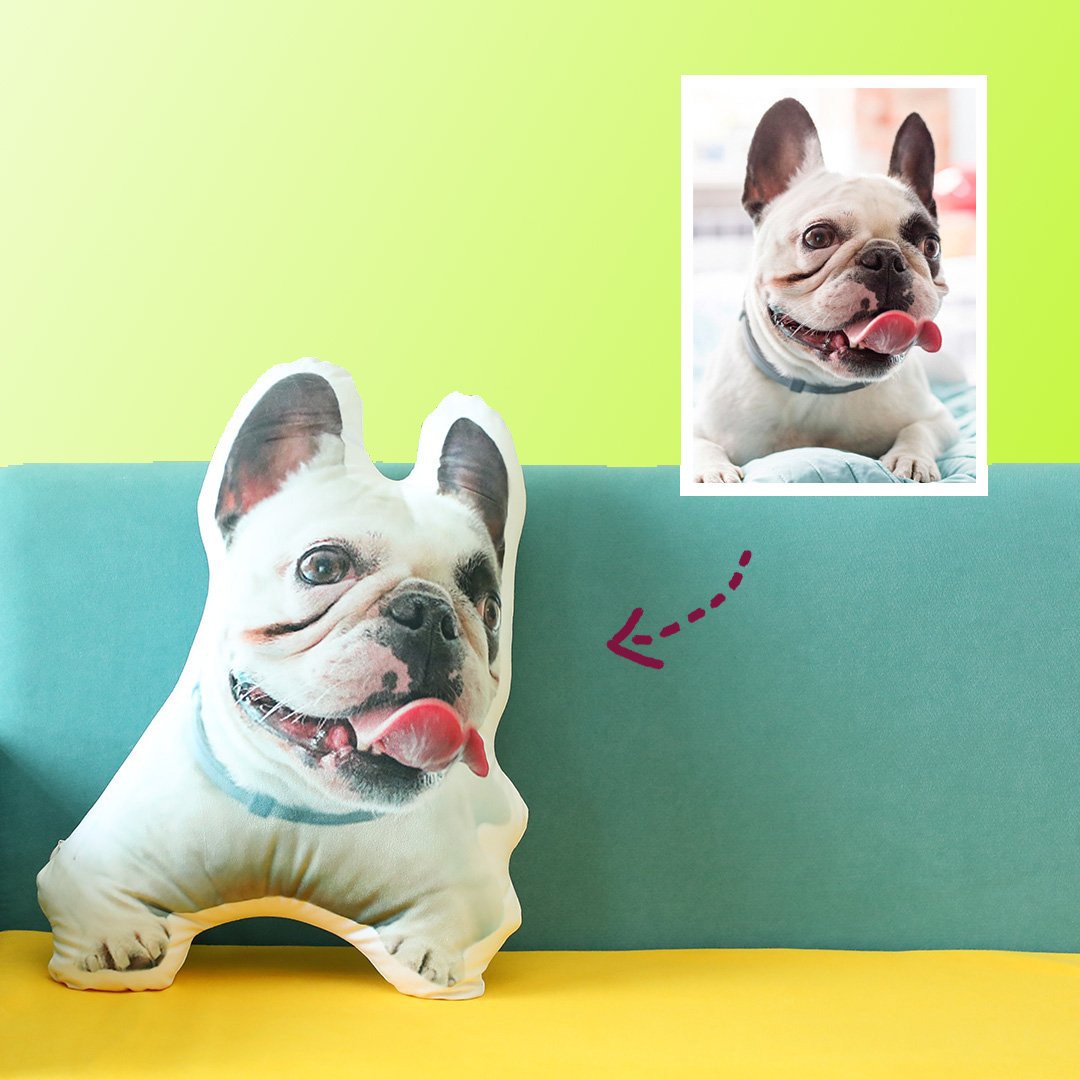 Benutzerdefiniertes Haustier-Fotokissen Benutzerdefiniertes Haustier-Gesichtskissen