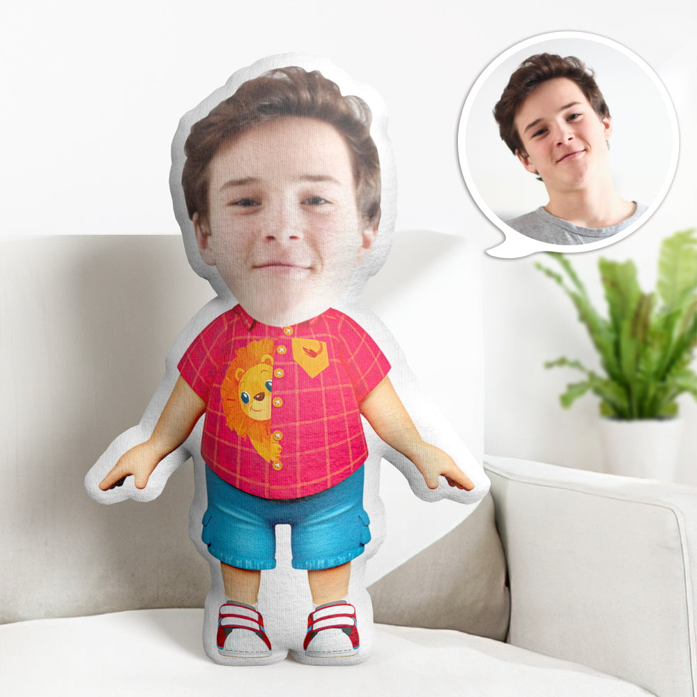 Coussin Minime Visage Personnalisé Coussin Minime Cocomelon Personnalisé Petit Garçon - MiniMe Pillow