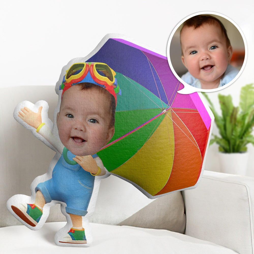 Coussin Minime Visage Personnalisé Coussin Minime Visage Personnalisé Cadeaux Cocomelon - MiniMe Pillow