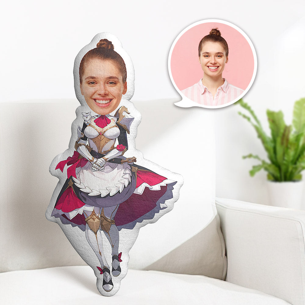 Oreiller De Corps Personnalisé Noelle Oreiller De Visage Personnalisé Meilleur Cadeau Pour Elle - MiniMe Pillow