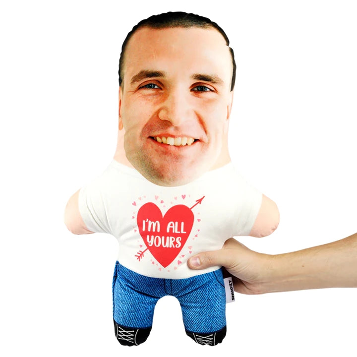 Oreiller Personnalisé Minime Je Suis Tout À Vous Cadeaux Personnalisés Pour Le Visage Oreiller Minime Photo Personnalisé - MiniMe Pillow