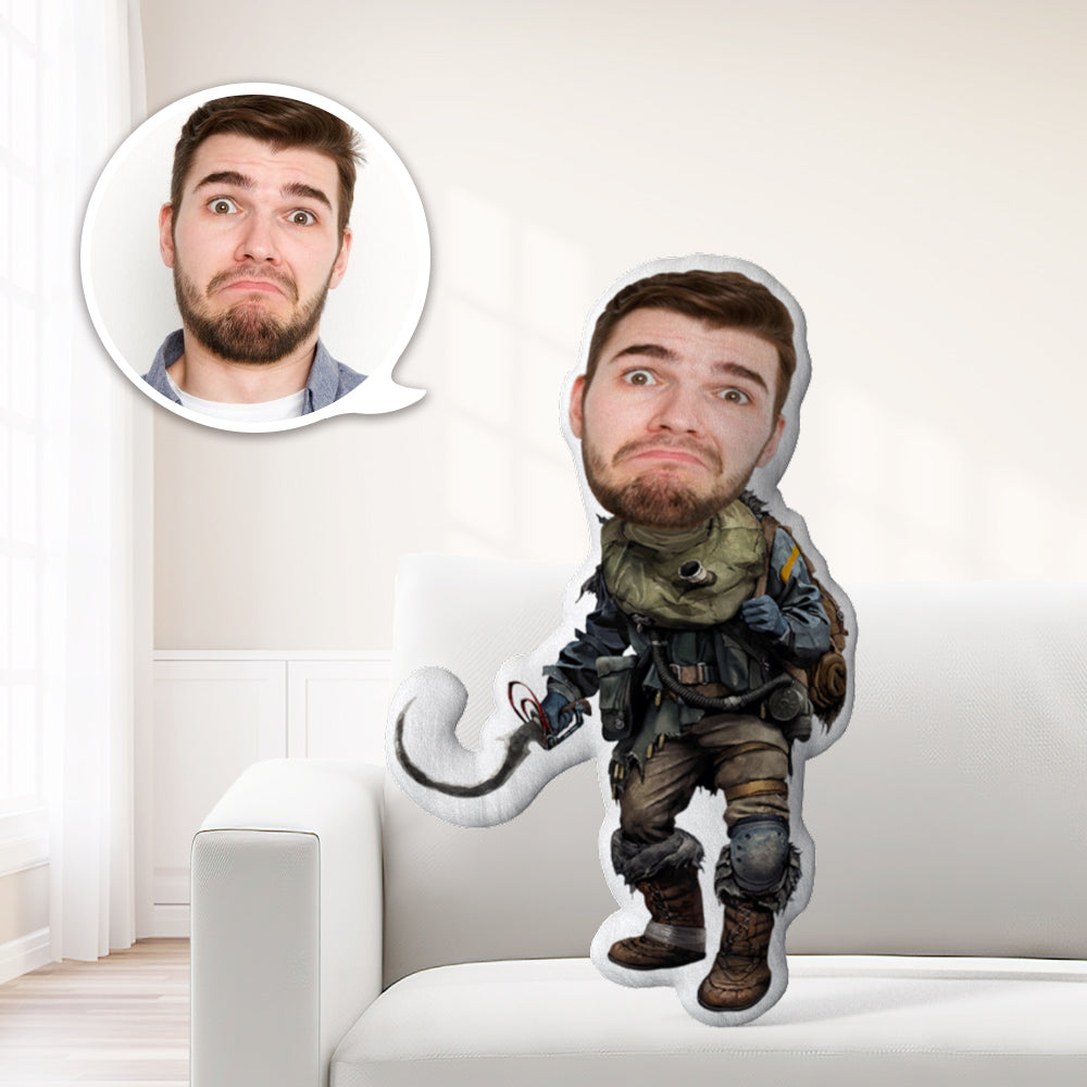 Star Wars Cadeaux Personnalisé Visage Minime Coussin Oreiller Récupérateurs Personnalisés Cadeaux - MiniMe Pillow