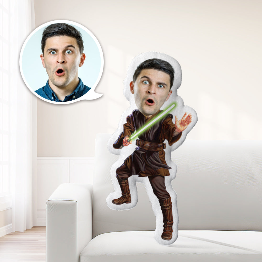 Visage Personnalisé Minime Jeter Oreiller Star Wars Oreiller Anakin Skywalker Jeter Oreiller Cadeaux - MiniMe Pillow
