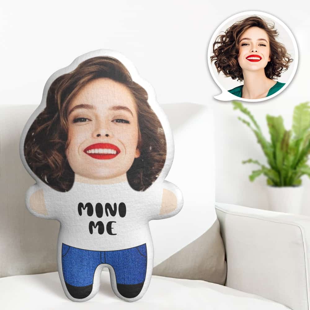 Oreiller Minime Mignon Oreiller Visage Personnalisé Oreiller Minime Personnalisé Cadeaux Drôles - MiniMe Pillow