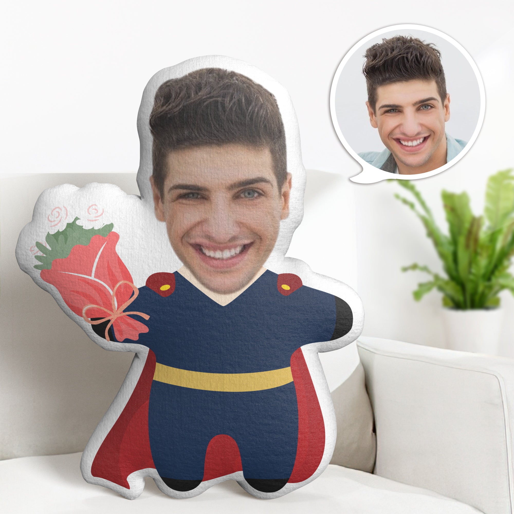 Cadeaux Saint Valentin Personnalisé Thor Minime Coussin Personnalisé Visage Minime Coussin - MiniMe Pillow