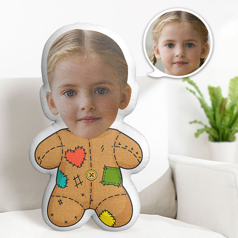 Cadeau Personnalisé De Poupée D'amour D'oreiller De Jet De Visage Pour Son Corps Fait Sur Commande - MiniMe Pillow