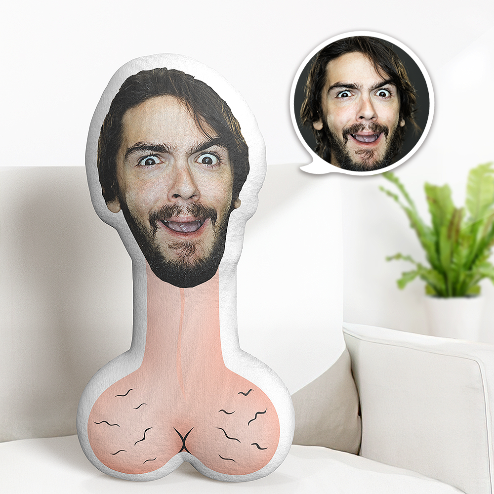 Boule Corps Minime Teddy Oreiller Visage Personnalisé Photo Personnalisée Poupée Minime - MiniMe Pillow