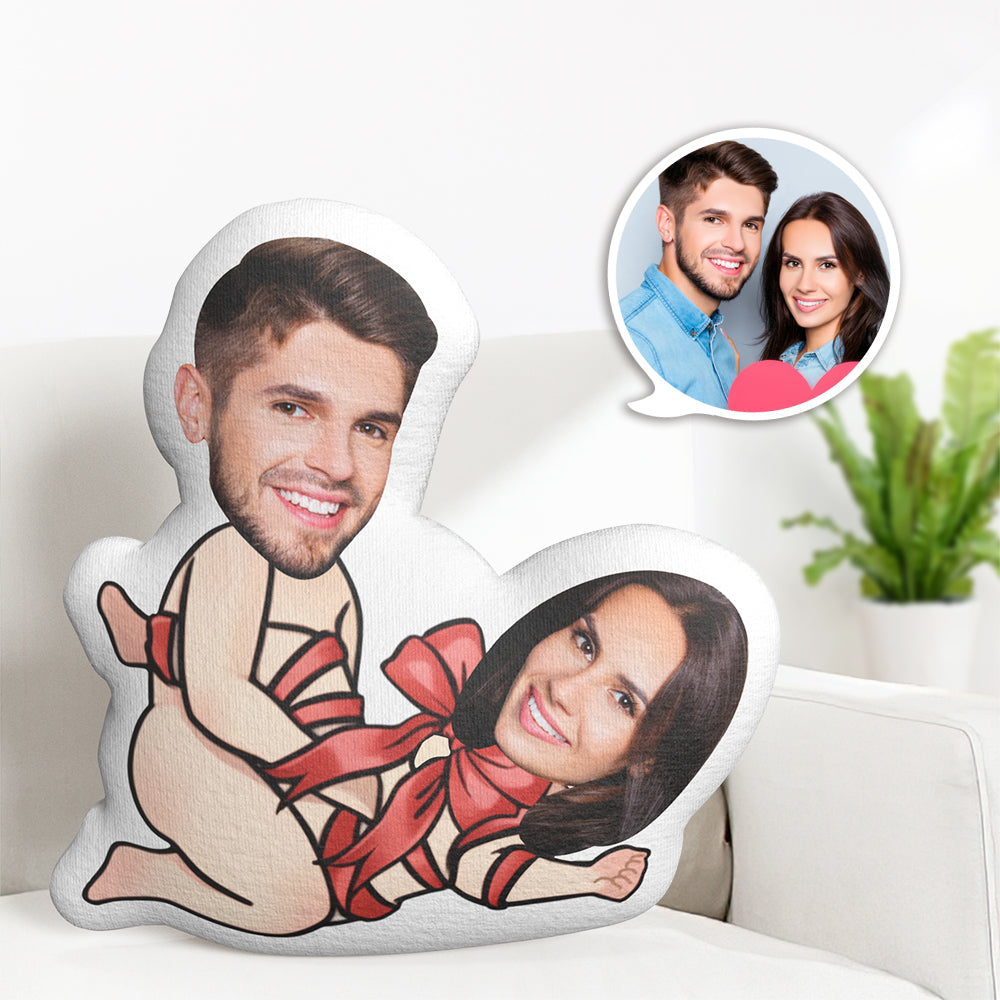 Oreiller De Couple Personnalisé, Cadeaux De Saint-valentin, Oreiller Facial, Vous Êtes Mon Cadeau - MiniMe Pillow