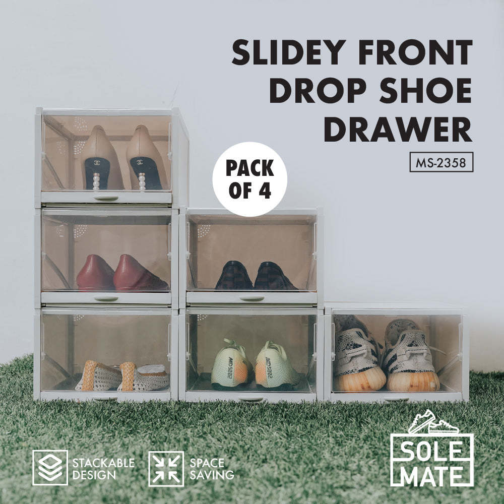 SoleMate - Slidey Front Drop Shoe Drawer (Pack of 4)