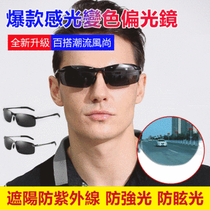 爆款感光變色偏光鏡