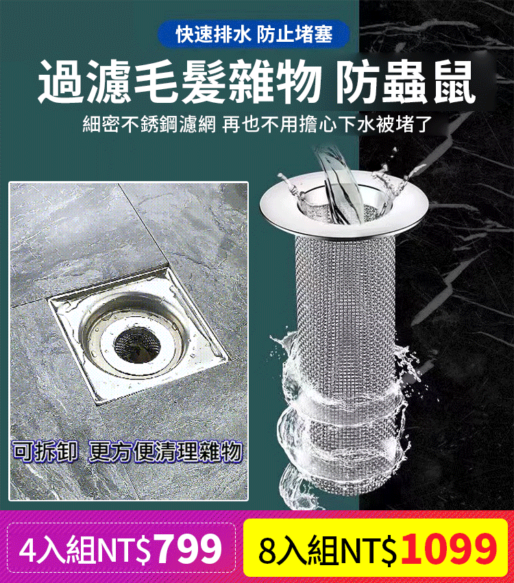 衛生間不銹鋼地漏網