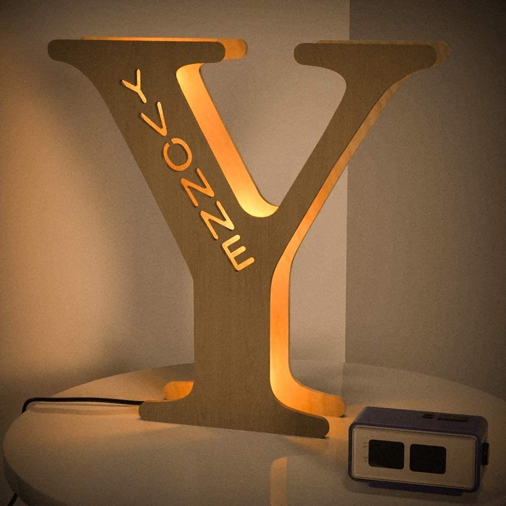 Personalised Name Letter Light S~Z 19/29CM-Jessemade AU