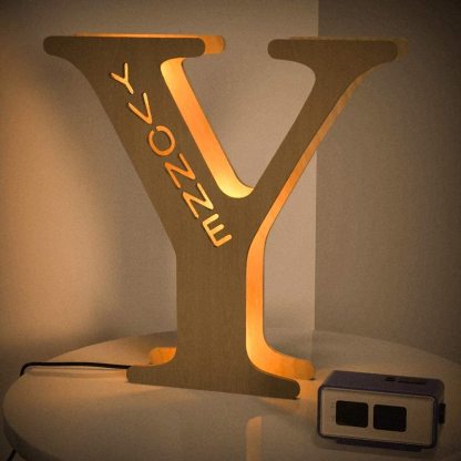 Personalised Name Letter Light S~Z 19/29CM-Jessemade AU