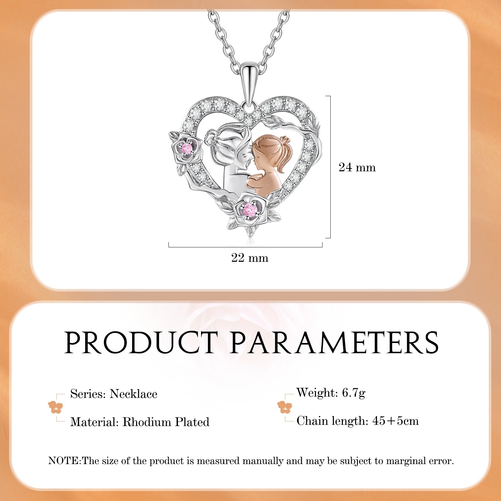 Grandmother and Granddaughter Heart Necklaces Special Bond Necklaces Gift For Her-Jessemade AU