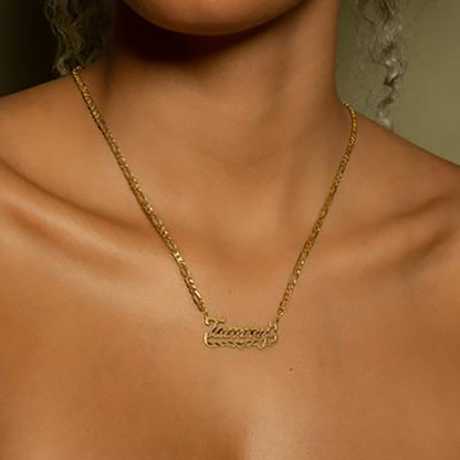 Personalised Necklace Custom 1 Name Necklace Gift For Women-Jessemade AU