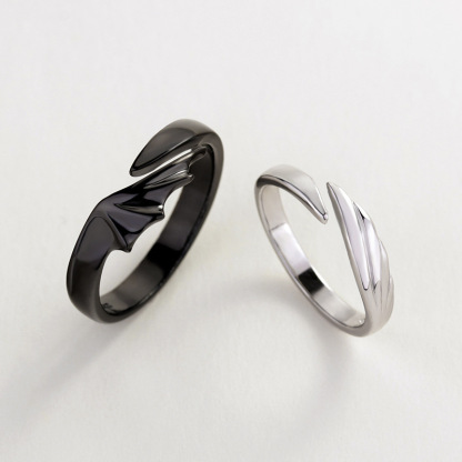 Couple Ring Set Matching Rings Adjustable Ring Gift for Couple-Jessemade AU