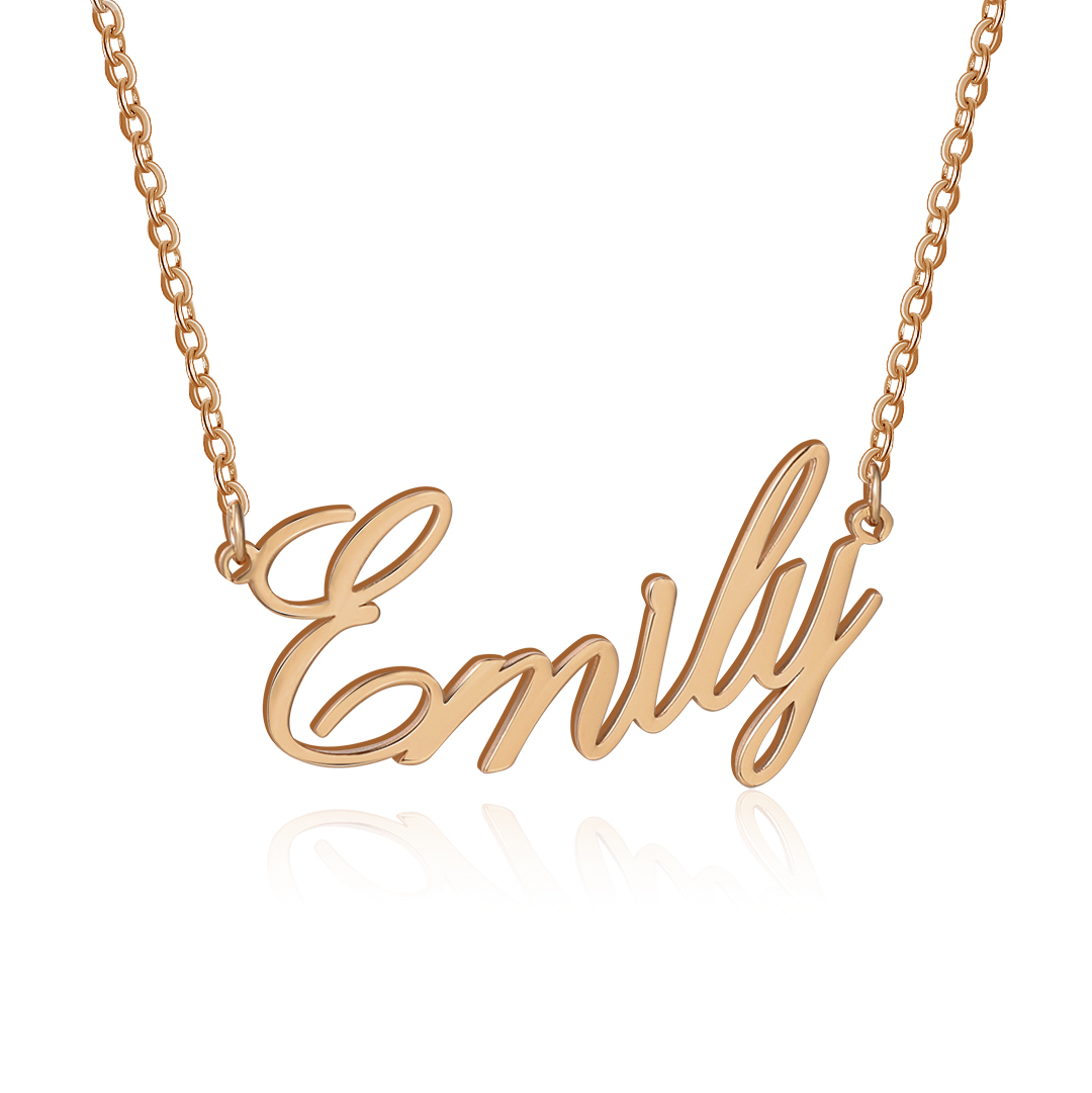 Personalised Necklace Custom 1 Name Necklace Gift For Women-Jessemade AU