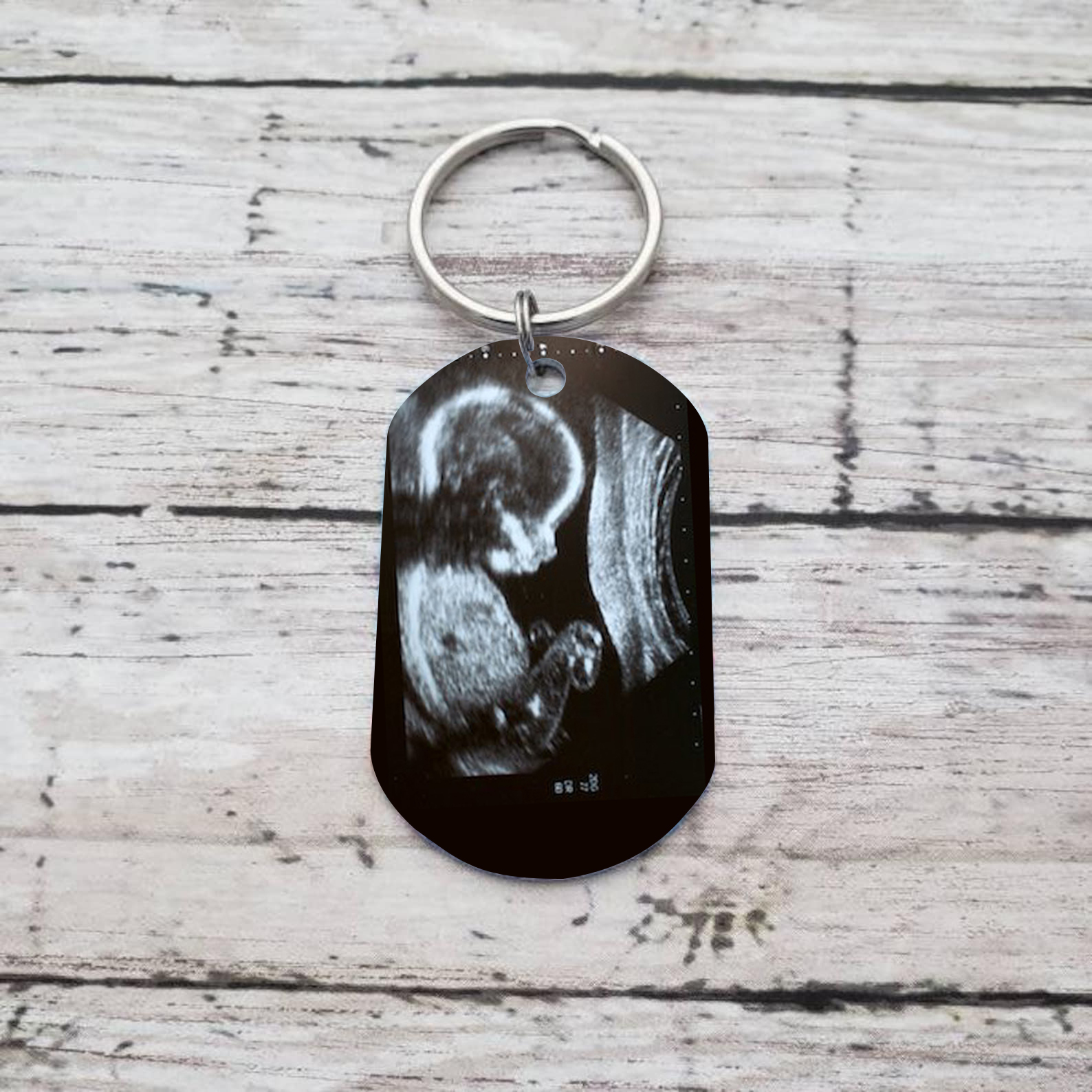 Personalised Photo Keychain Pregnant Newborn Keychain Gifts for Mommy/Mummy - I Can't Wait To Meet You Already-Jessemade AU