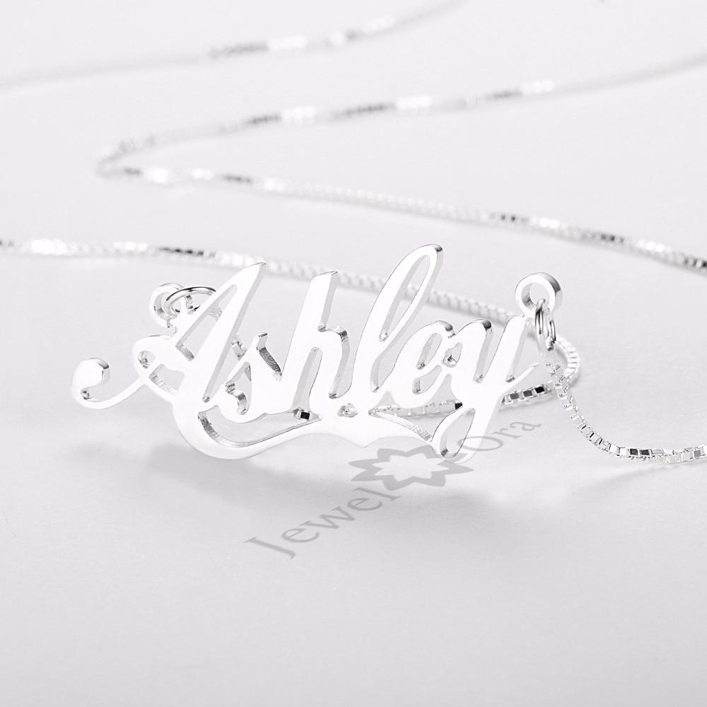 Personalised Necklace Custom 1 Name Necklace Gift For Women-Jessemade AU
