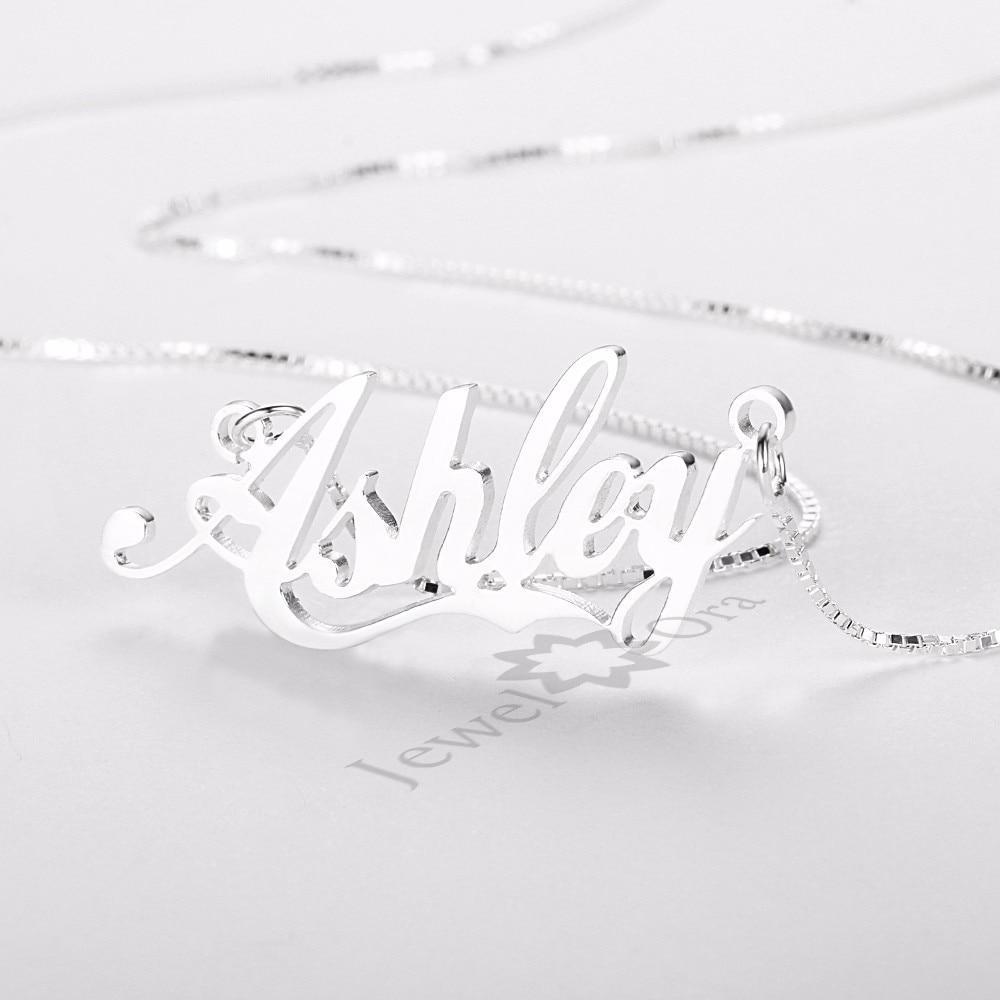 Personalised Necklace Custom 1 Name Necklace Gift For Women-Jessemade AU