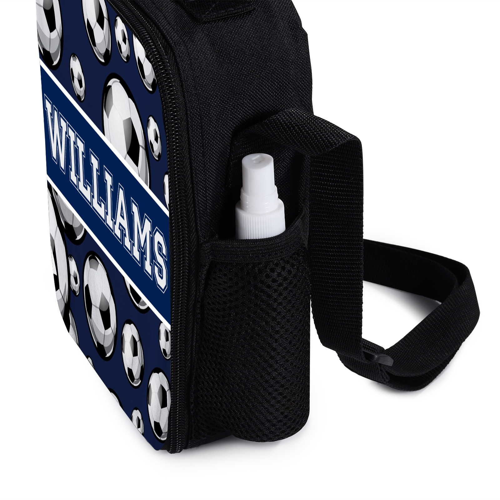 Custom Name Lunch Bag Personalised Football Pattern Lunch Box Gifts for Kids-Jessemade AU