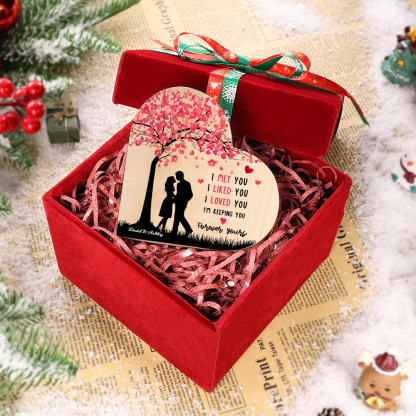 Personalised Couple Candle Holder Custom 2 Names Wooden Candlesticks Heart Valentine's Day Gifts for Wife/Girlfriend-Jessemade AU