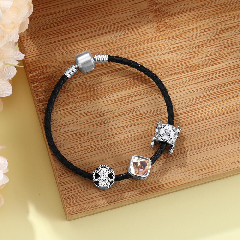 Photo Custom Bracelet with 1 Charm-Jessemade AU