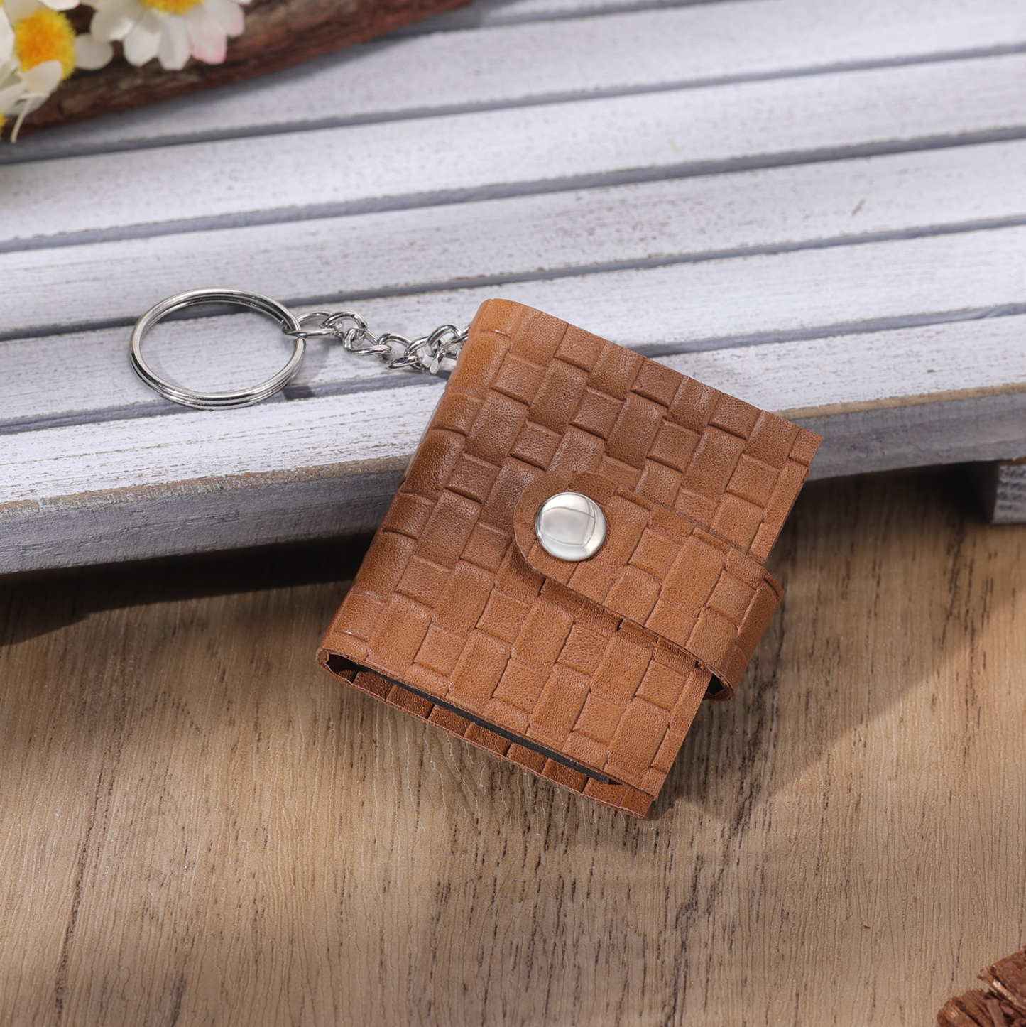 Personalised Photo Album Keychain Custom 10 Photos Leather Keychain Romantic Gifts-Jessemade AU