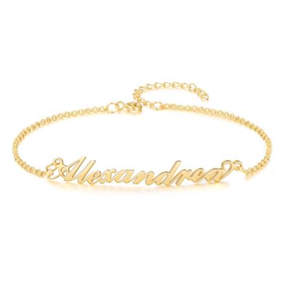 Personalised Bracelet Custom 1 Name Bracelet Gift For Women-Jessemade AU