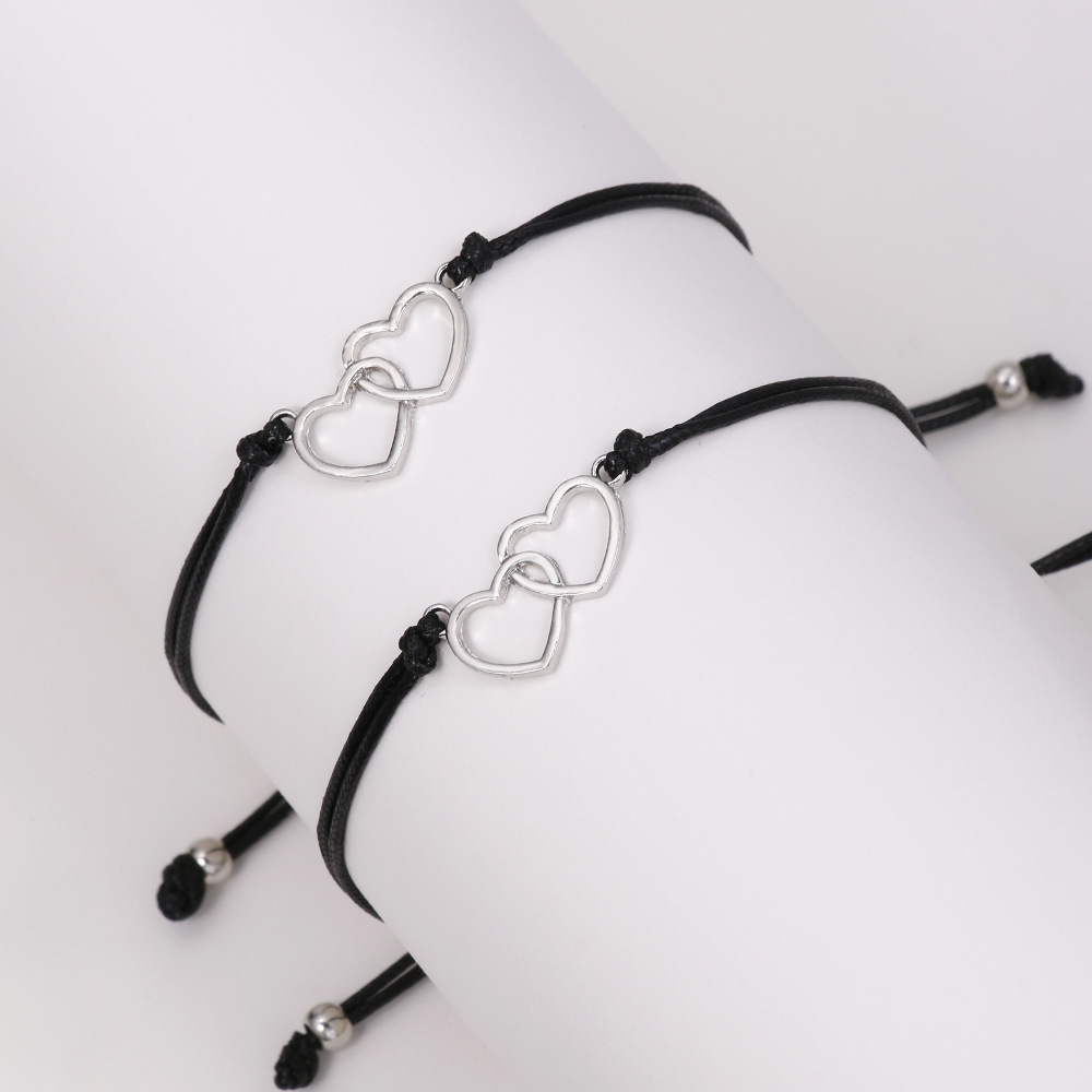 Heart Bracelets Unique Mother Daughter Bracelets  Mother's Day Birthday Christmas Gifts for Women Girls-Jessemade AU