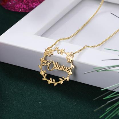 Personalised Necklace Custom 1 Name Necklace Gift For Women-Jessemade AU