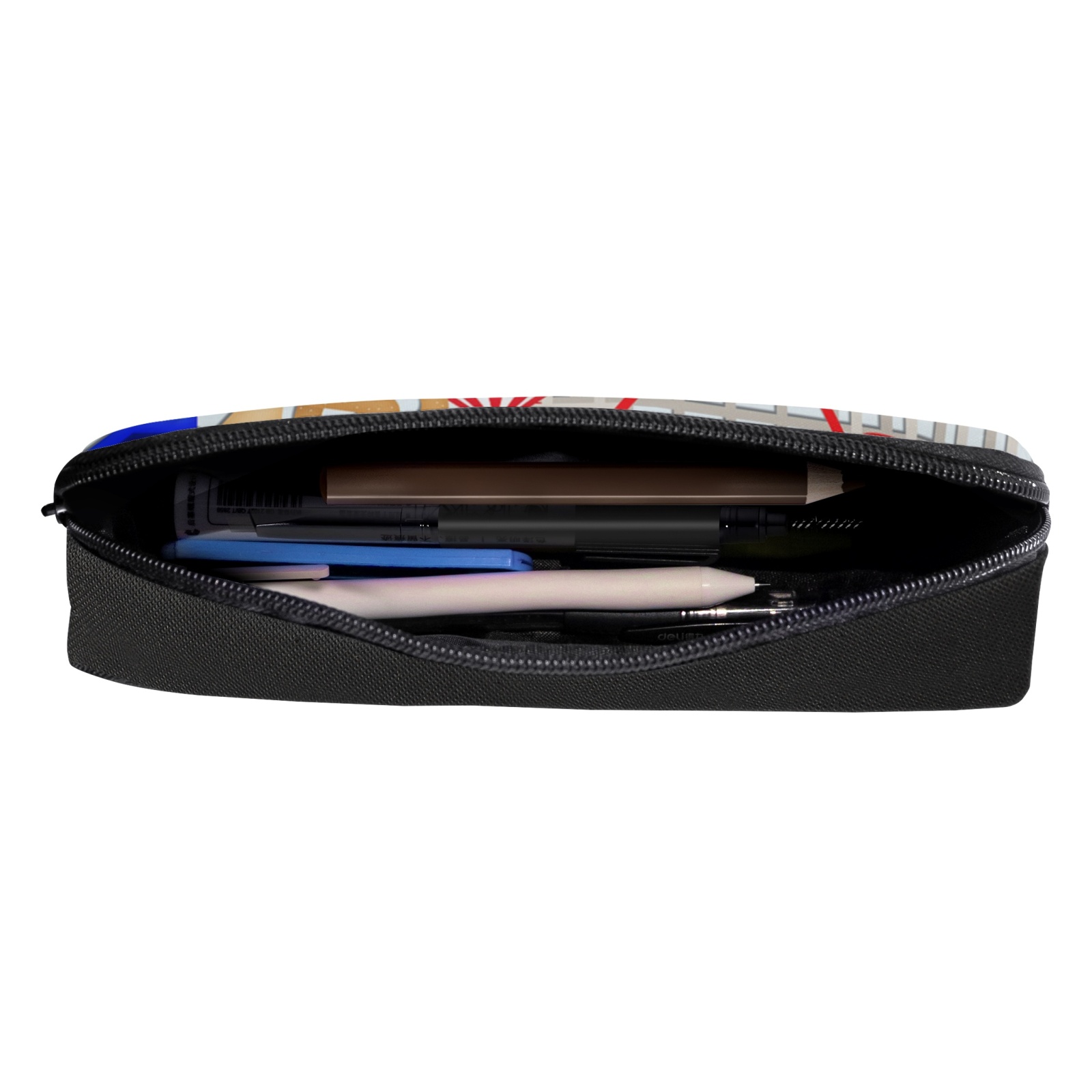 Personalised  Name Pencil Case Bear Pen Bag Zipper Back to School Gifts for Student-Jessemade AU