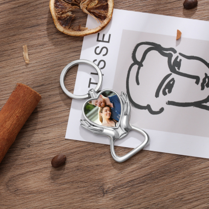 Personalised Keychain Custom photo Keychain Gifts For Him-Jessemade AU