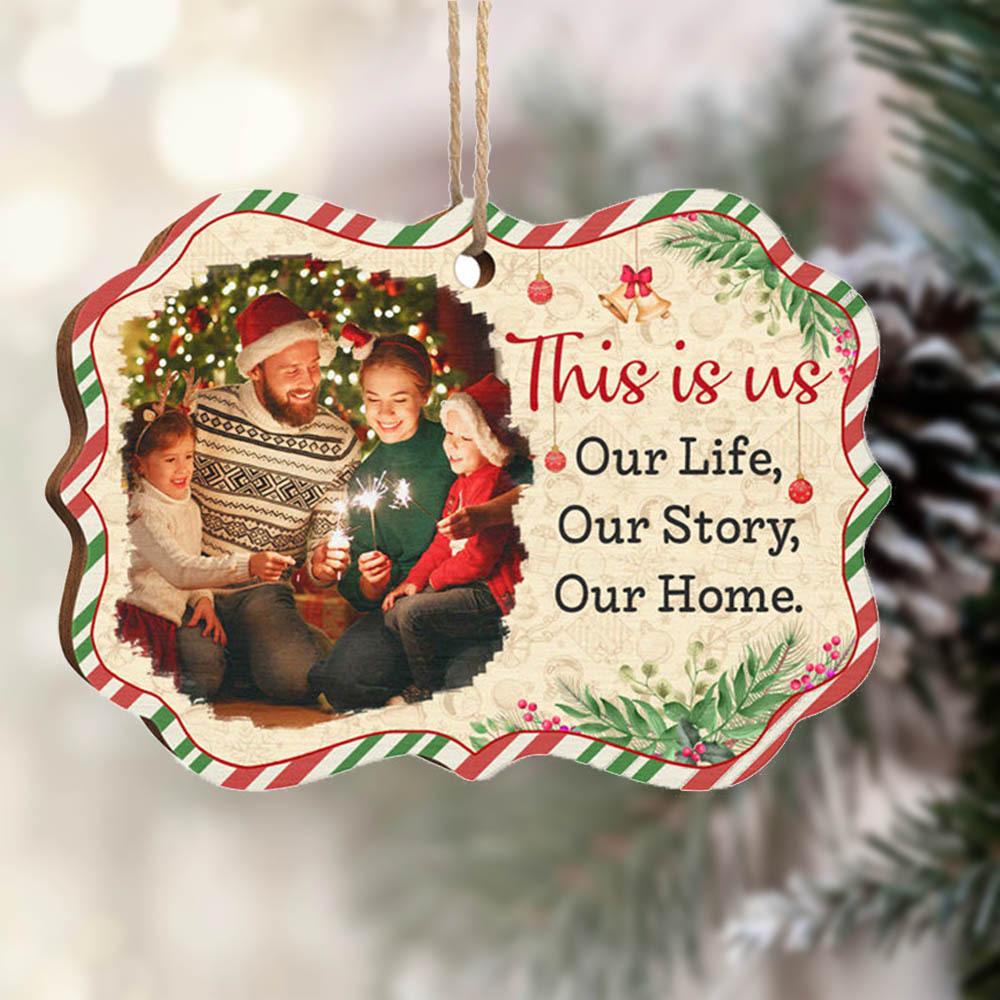 Personalised Photo Christmas Ornament Custom photos Gifts for Family-Jessemade AU