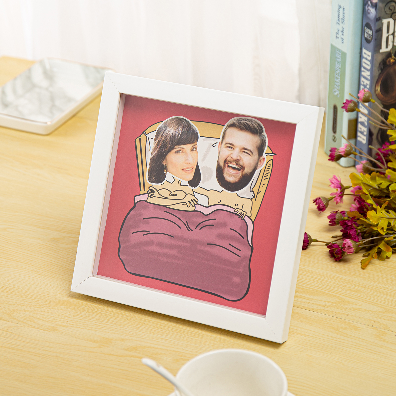 Personalised Funny Couple Stereo Photo Frame-Jessemade AU