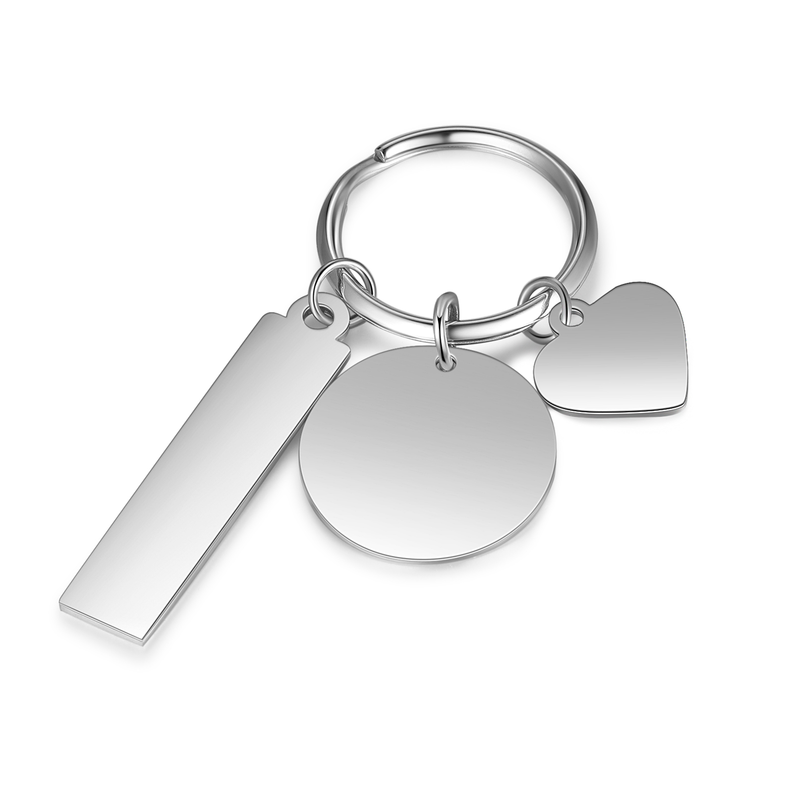 Personalised Photo Keychain Custom Text Keychain Stainless Steel Gifts For Him/Her-Jessemade AU