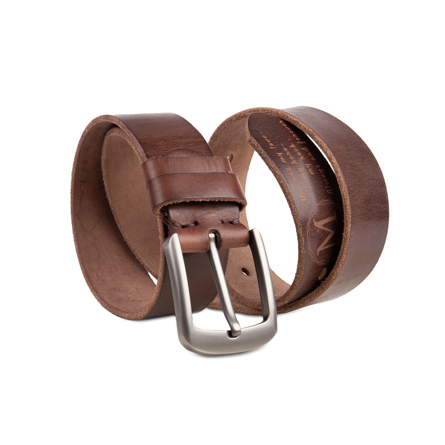 Personalised Genuine Leather Belt Engraved Names Men's Belt for Him-Jessemade AU