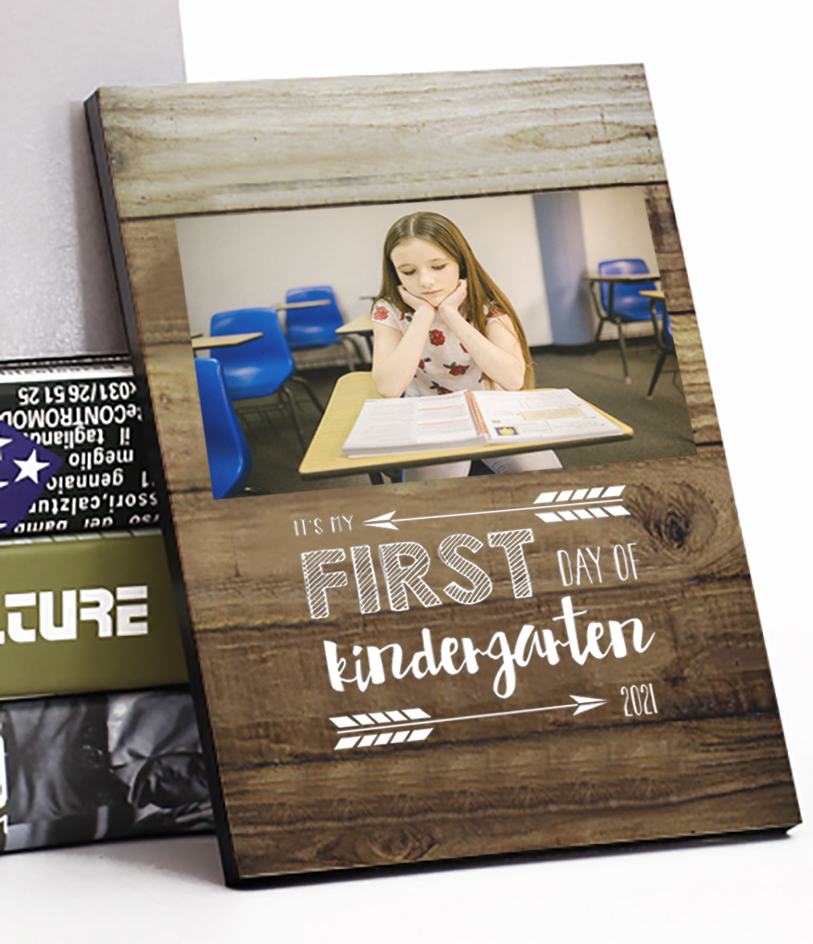 It's My First Day Of Kindergarten-Personalised Photo Frame And A Picture For Lover-Jessemade AU