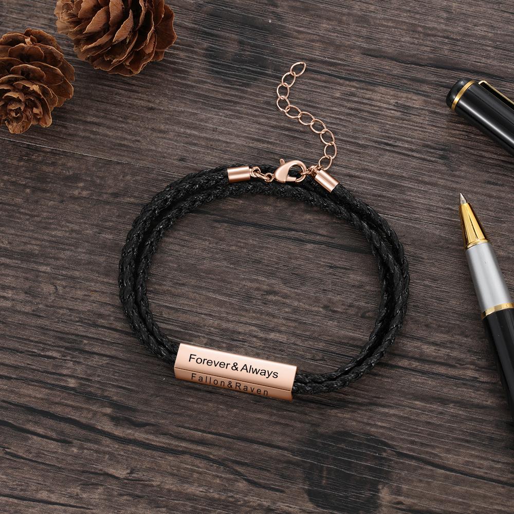 Personalised  Men's Bracelets For Him Best Gift For Him-Jessemade AU